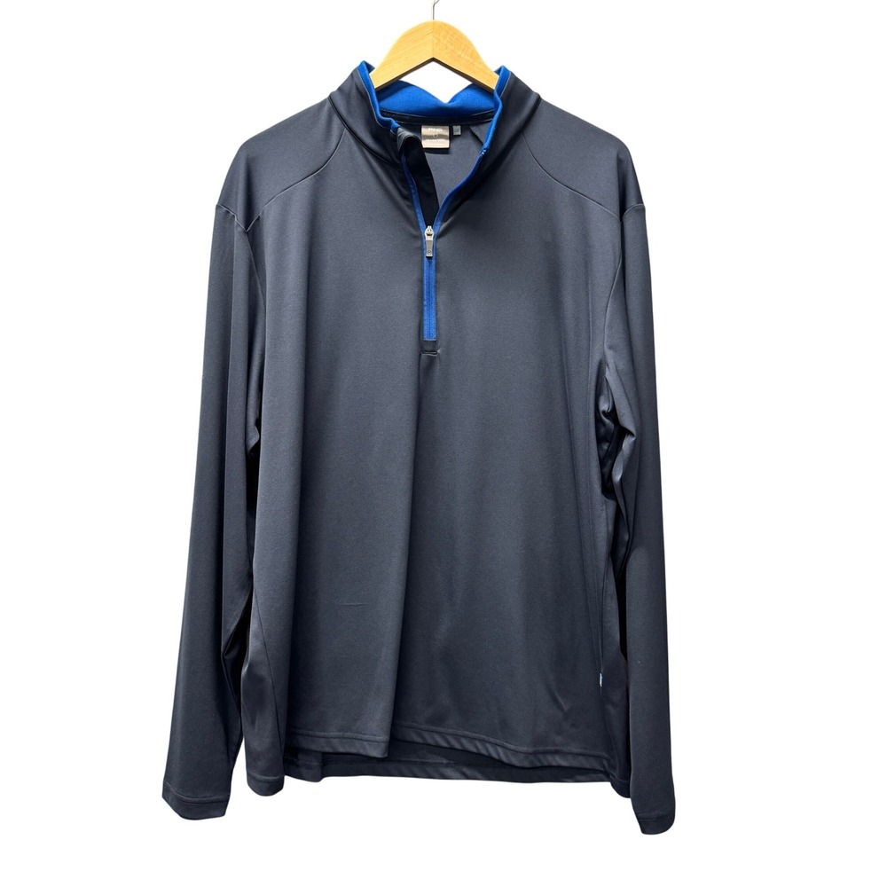 Ping Golf 1/4 Zip Mens XXL Sensorcool Navy Blue Pullover Long Sleeve Activewear